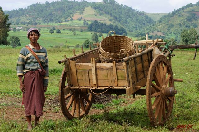 Деревенский колорит Мьянмы